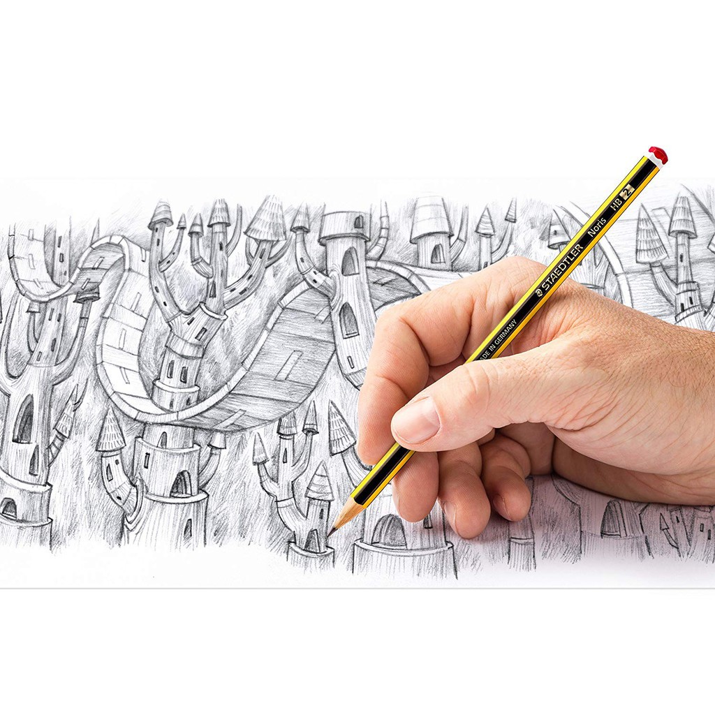 Hộp 12 chiếc bút chì Đức STAEDTLER Noris 120 2B/HB  hàng xịn