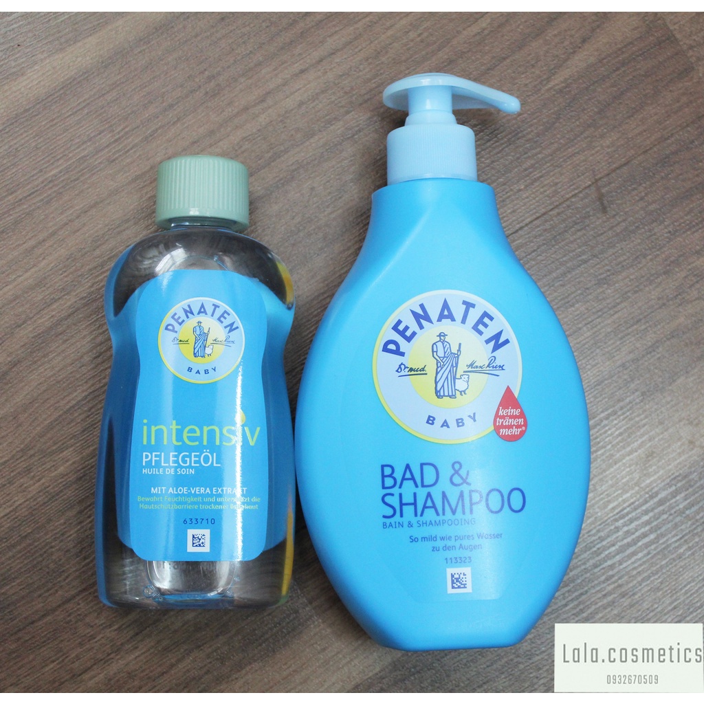 Sữa tắm gội chống cảm cúm Penaten Đức cho bé 2in1