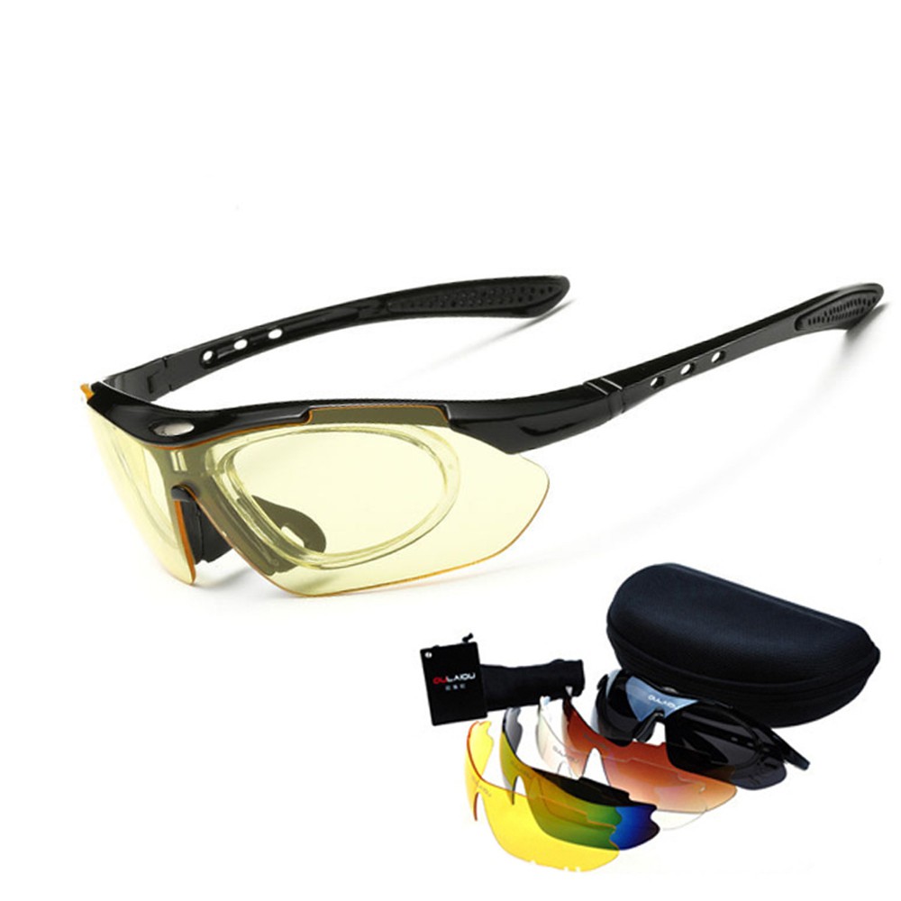 AIELBRO Bộ Kính 5 IN 1 Kính mát thể thao Kính đi xe đạp thành phố Kính thời trang | BigBuy360 - bigbuy360.vn