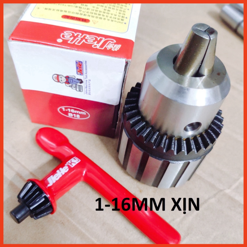 Bộ đầu kẹp mũi khoan 1-16mm JIEHE cao cấp + chuôi côn MT3