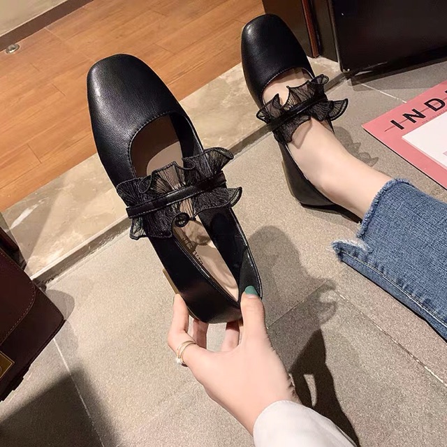 (Order) Giày búp bê quai tua bèo, giày búp bê đế bệt nữ tính (5 Ảnh Thật Cuối) | BigBuy360 - bigbuy360.vn