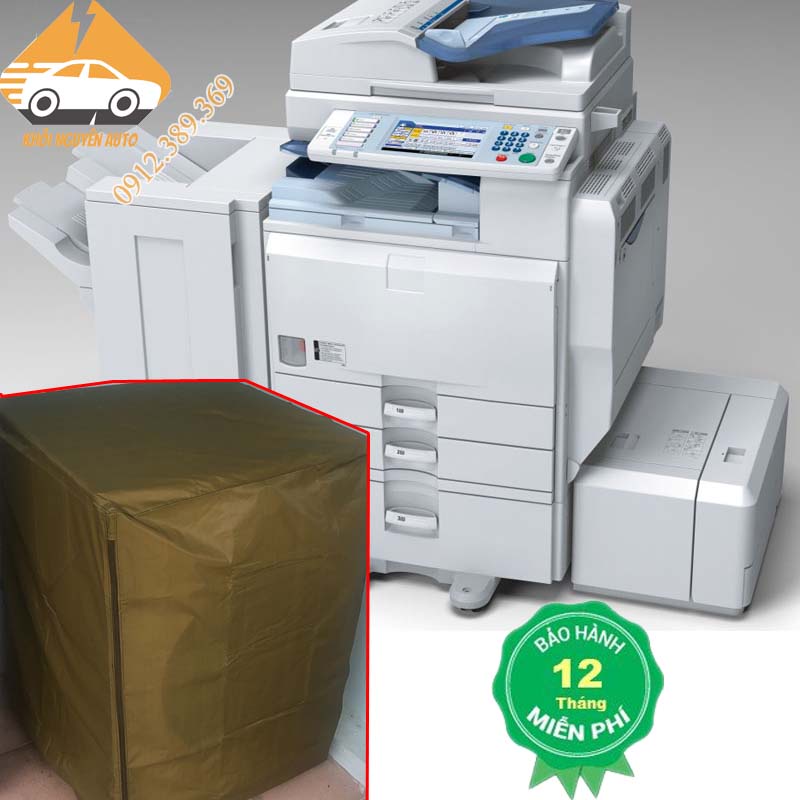 Bạt Phủ Máy In, San, Photo Cao Cấp Vải Dù 3 Lớp Siêu Bền Chống Mưa Nắng Nóng