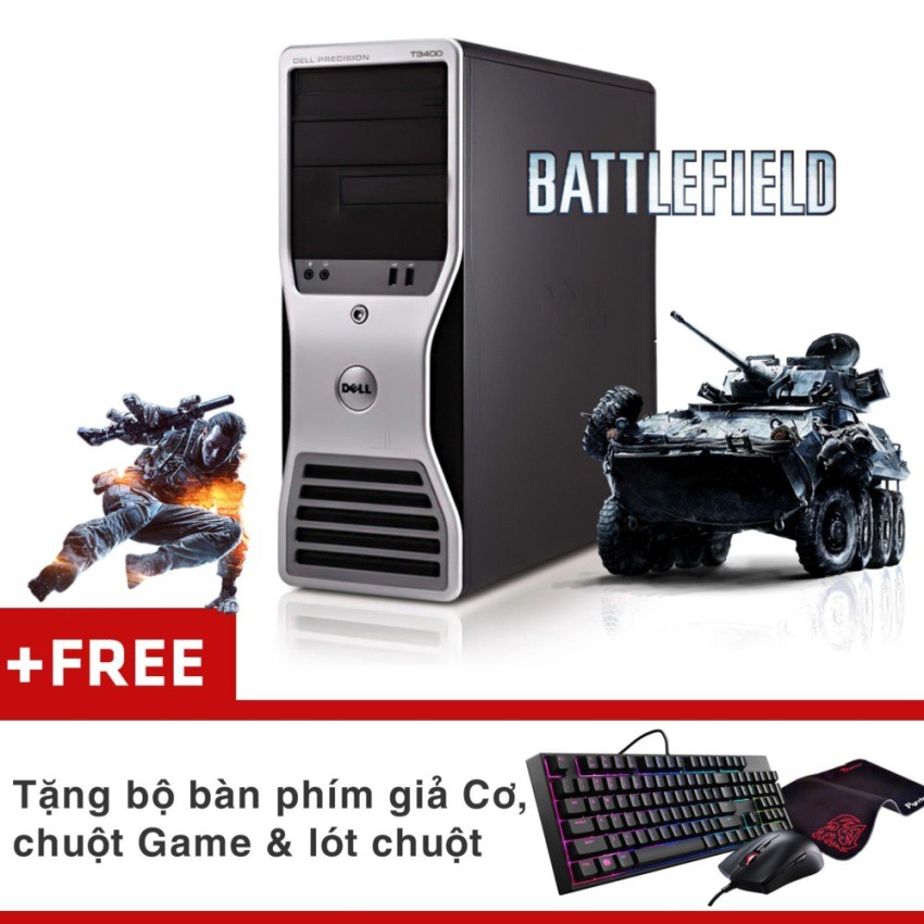Máy trạm chơi Game Dell Precision T3400 (Core 2 Quad Q9400, Ram 8GB, SSD 480GB, VGA Rời GTX 750 2GB) + Quà Tặng | BigBuy360 - bigbuy360.vn