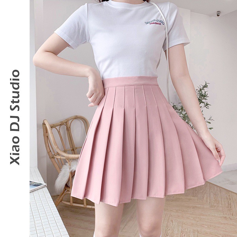 Chân váy Tennis xếp ly xoè Ulzzang dáng ngắn có size tới 3XL