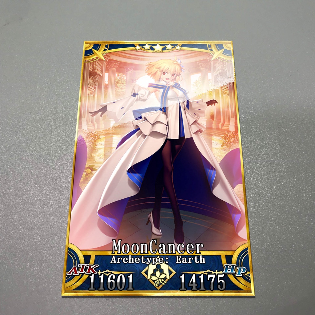Thẻ bài custom card bánh xốp anime Fate/Grand Order FGO để sưu tầm tự chọn Archertype Earth