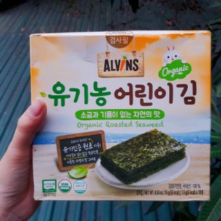 Rong biển Alvins hữu cơ ăn liền cho bé