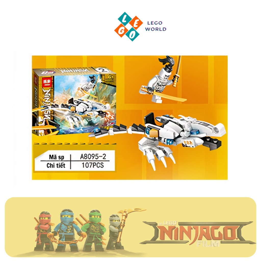Lego Ninjago mô hình đồ chơi lắp ghép thông minh Ninja Kẻ hủy diệt Mech A8095