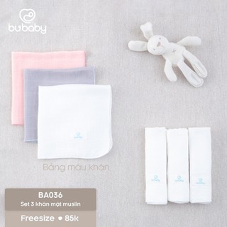 Bu! Set 3 khăn/ set 5 khăn sữa sợi tre muslin cho các bé!