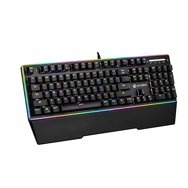 Bàn Phím Cơ Gaming EDRA EK308 RGB Optical Led RGB Chốn Nước