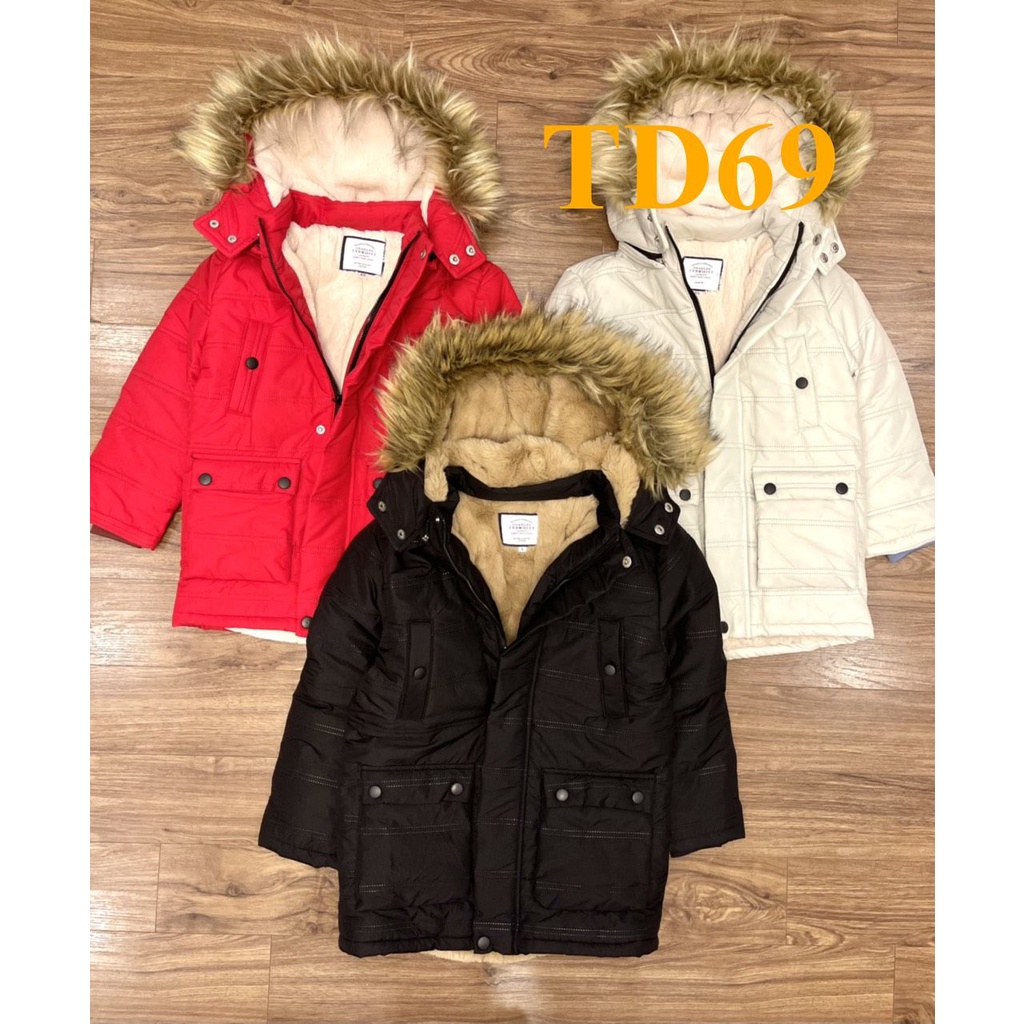* Mã TD69: Áo Parka hàng VNXK BC 2941 Chất vải mềm, không đường may trần , lót lông cả thân áo
