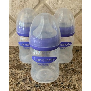 Set 3 bình sữa Lansinoh Momma 160ml, 240ml (bao bì cũ)