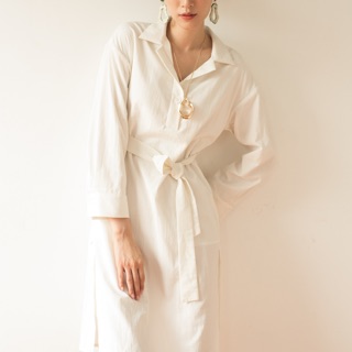 Váy trắng Mono Talk - White Shirt Dress