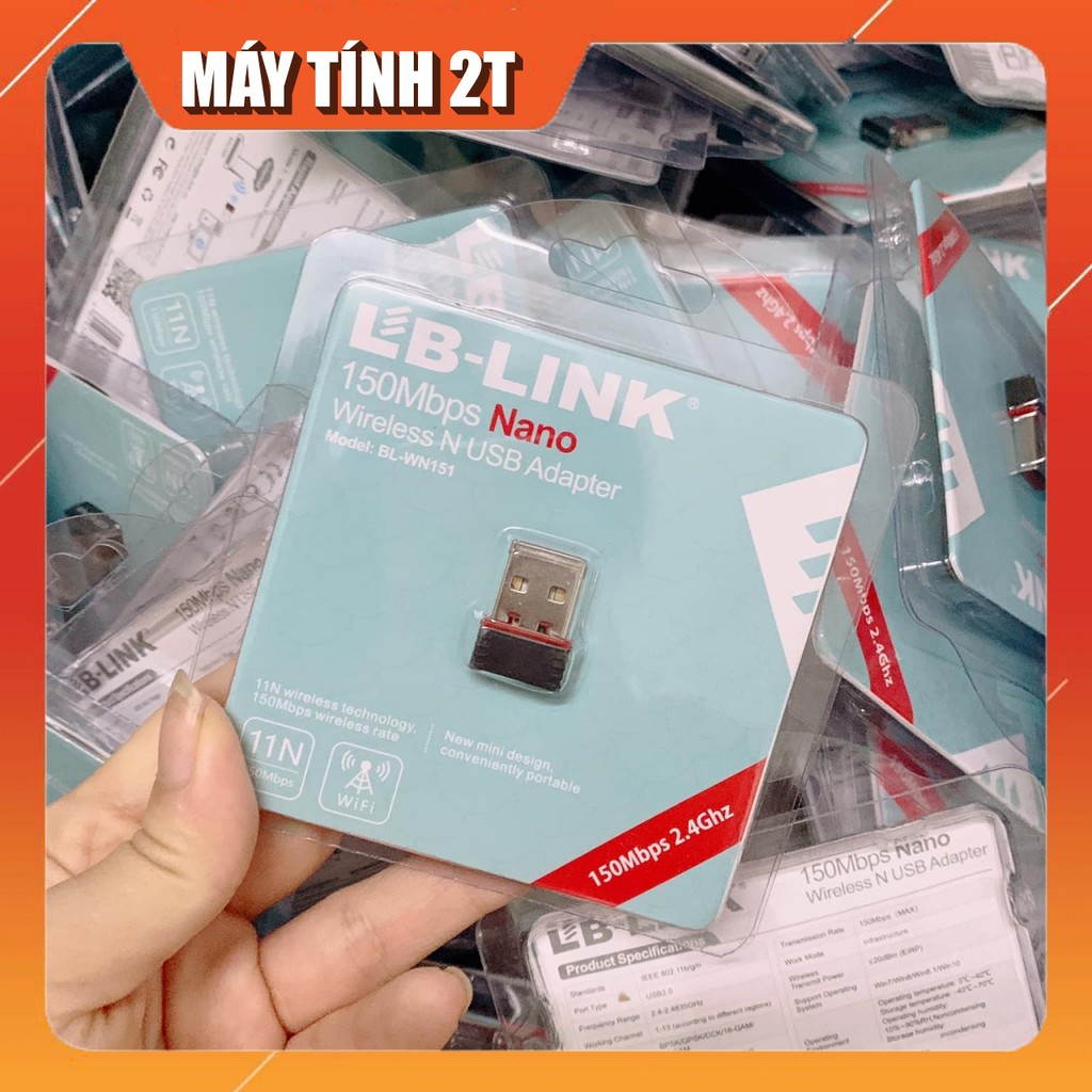 USB thu wifi từ xa LB LINK 151 tốc độ 150Mb giá rẻ hàng chất lượng - Máy Tính TT | BigBuy360 - bigbuy360.vn