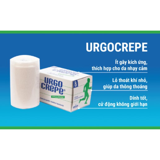 Băng keo thun co dãn Urgo crepe 6, 8cm