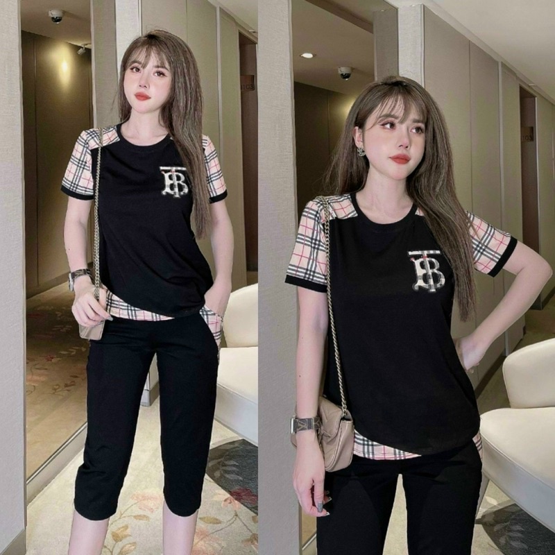 sét bộ thun quần lửng