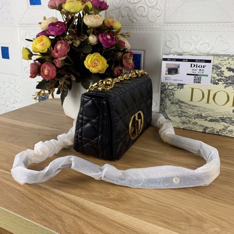 Túi xách Dior Caro màu đen size 20cm