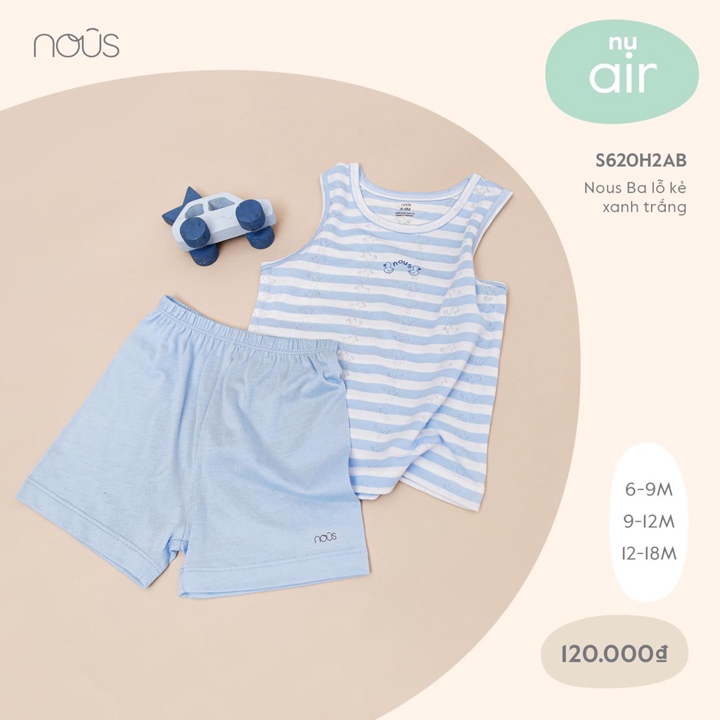 Nous Bộ ba lỗ cho bé các mẫu