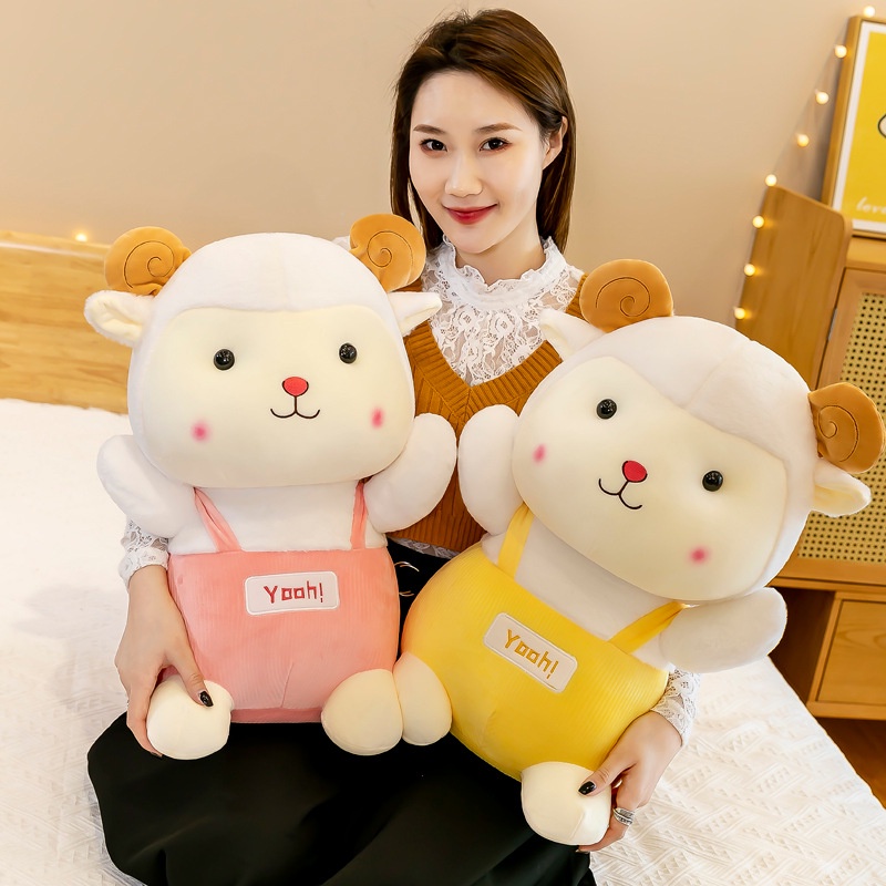 Gấu Bông Nhỏ Cừu Yooh 25cm, Hàng Cao Cấp Mềm Mịn Size 25cm MEILI STORE