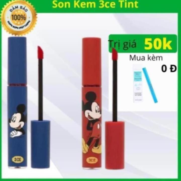 [ Auth-check code]Son Kem 3CE TATTOO LIP TINT - PHIÊN BẢN CHUỘT MICKY 💝 Son 3CE DISNEY MicKey