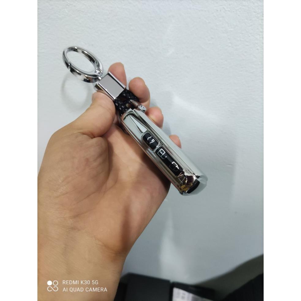 Ốp Chìa Khóa Mazda 3 2020 - 2021 Silicoll tráng gương - kèm móc đeo chìa