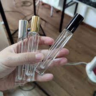 (Combo 50 chai) Chai Chiếc Nước Hoa Mini 10ml Thủy Tinh
