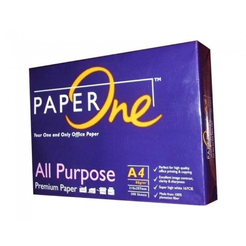 1 ram giấy Paper One Định lượng 80gsm