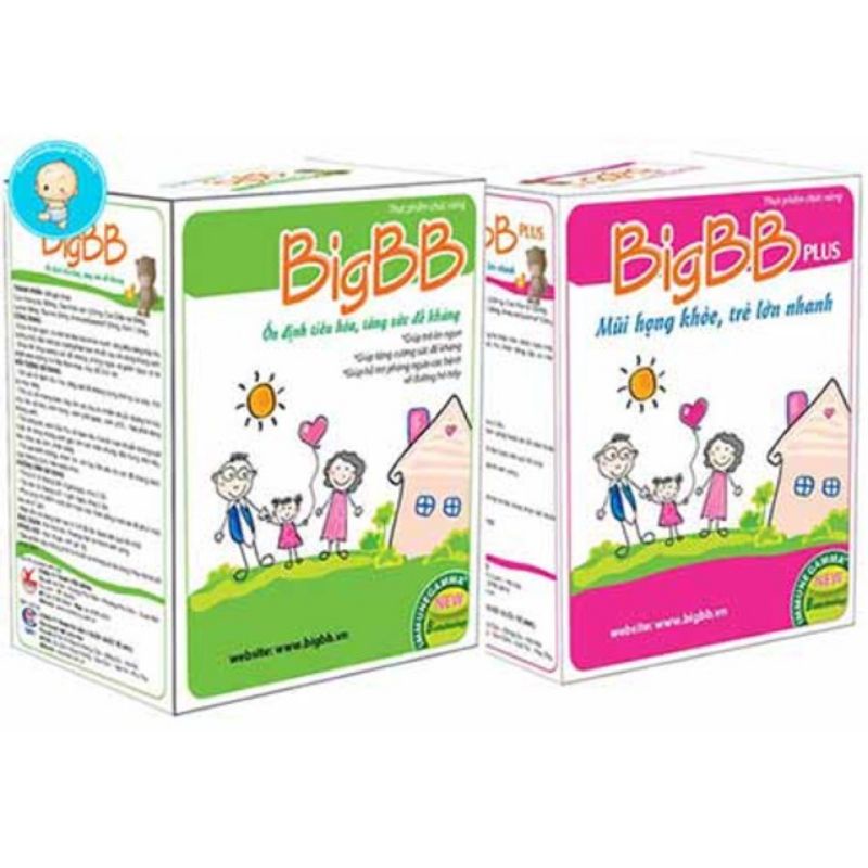 BigBB Plus Cốm Hỗ Trợ Tiêu Hóa, Tăng Sức Đề Kháng Cho Bé