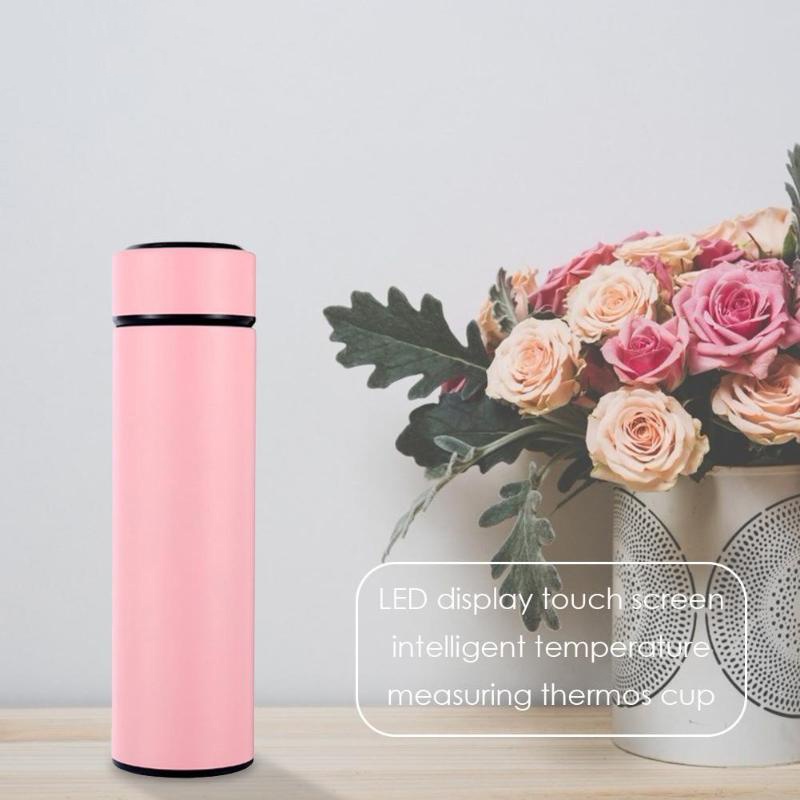 Cốc Giữ Nhiệt Thermos 500ml Có Nhiệt Kế Thông Minh-GM-WDSB01/02/03