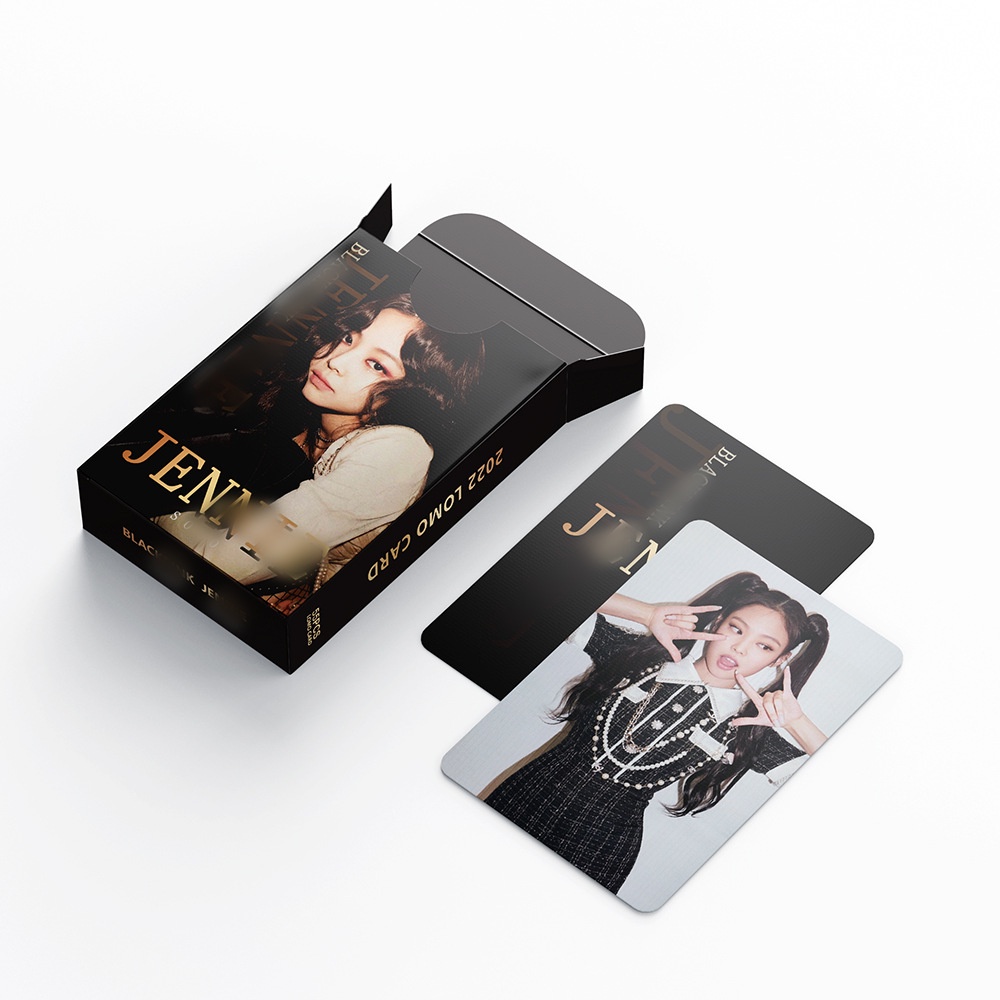 Hộp 55 Card Jennie Blackpink Lomo Jennie Solo 2022