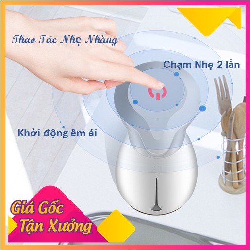 [MẪU MỚI - SẠC USB] Máy Rửa Tay Cảm Biến, Máy Rửa Tay Tạo Bọt Tự Động Dung Tích 500ml Cổng Sạc USB Cao Cấp