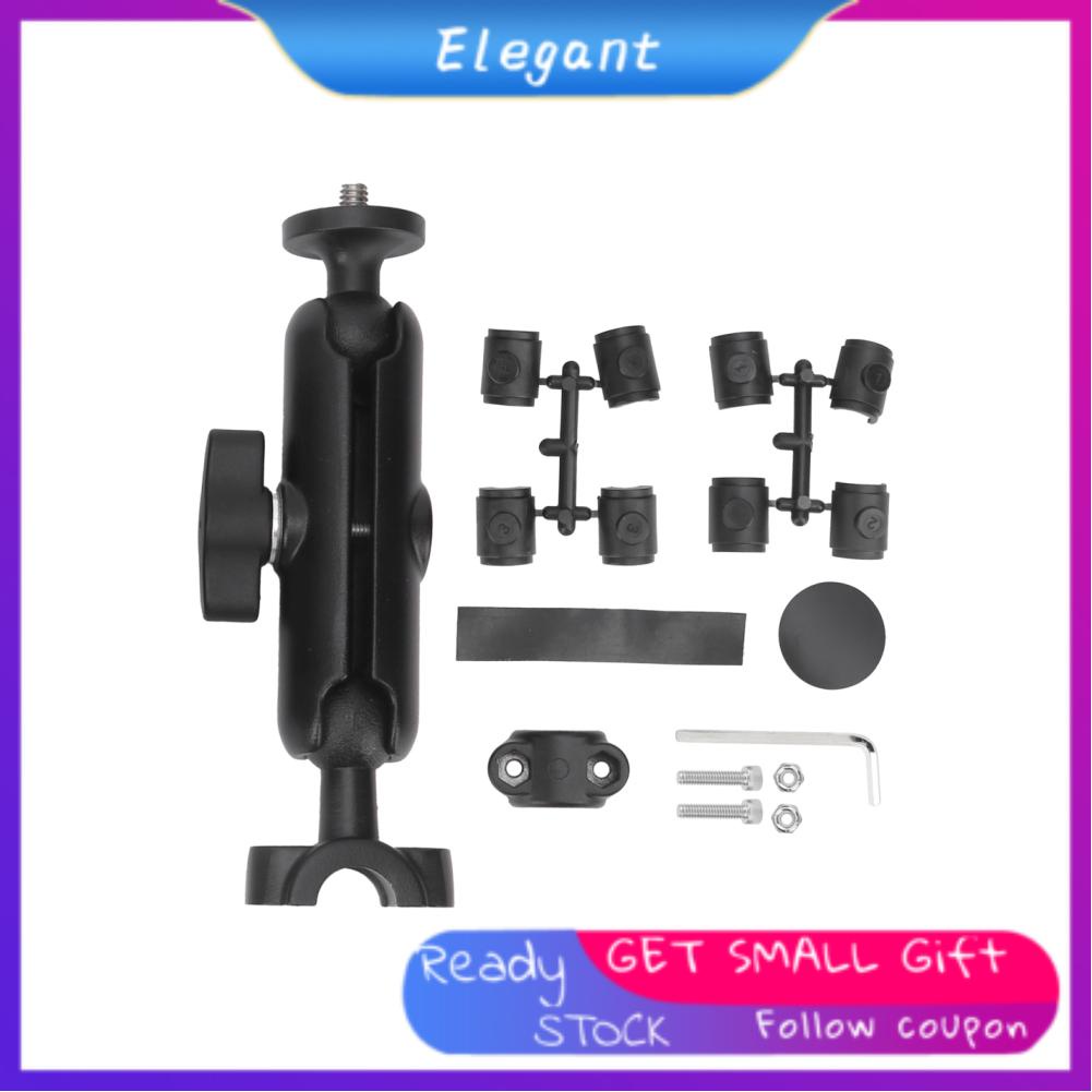 Giá đỡ máy ảnh bằng kim loại màu đen gắn tay lái xe đạp