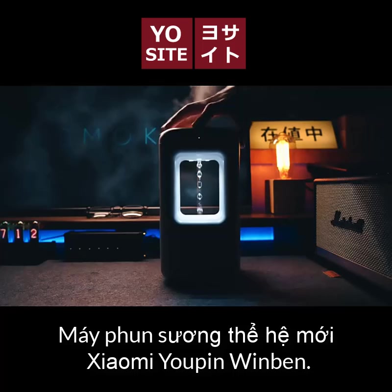 Máy phun sương tạo ẩm Xiaomi Youpin Winben 500ML máy phun sương không trọng lực tích hợp đèn ngủ | BigBuy360 - bigbuy360.vn