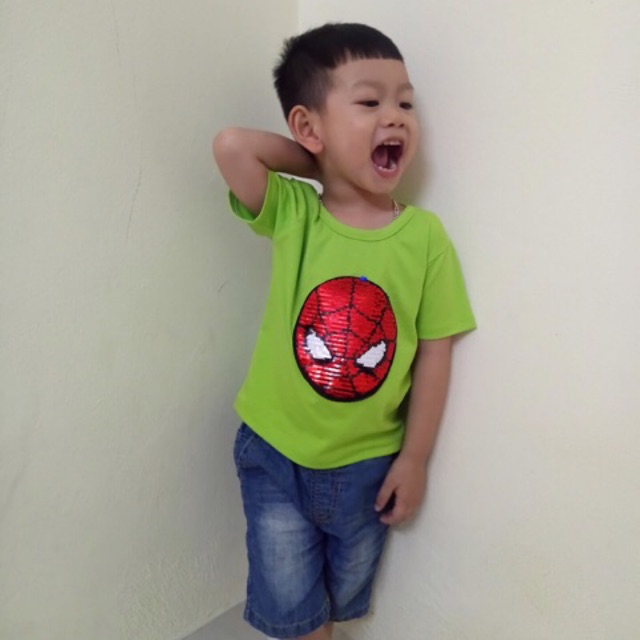 Áo bé trai(siêu nhân nhện)