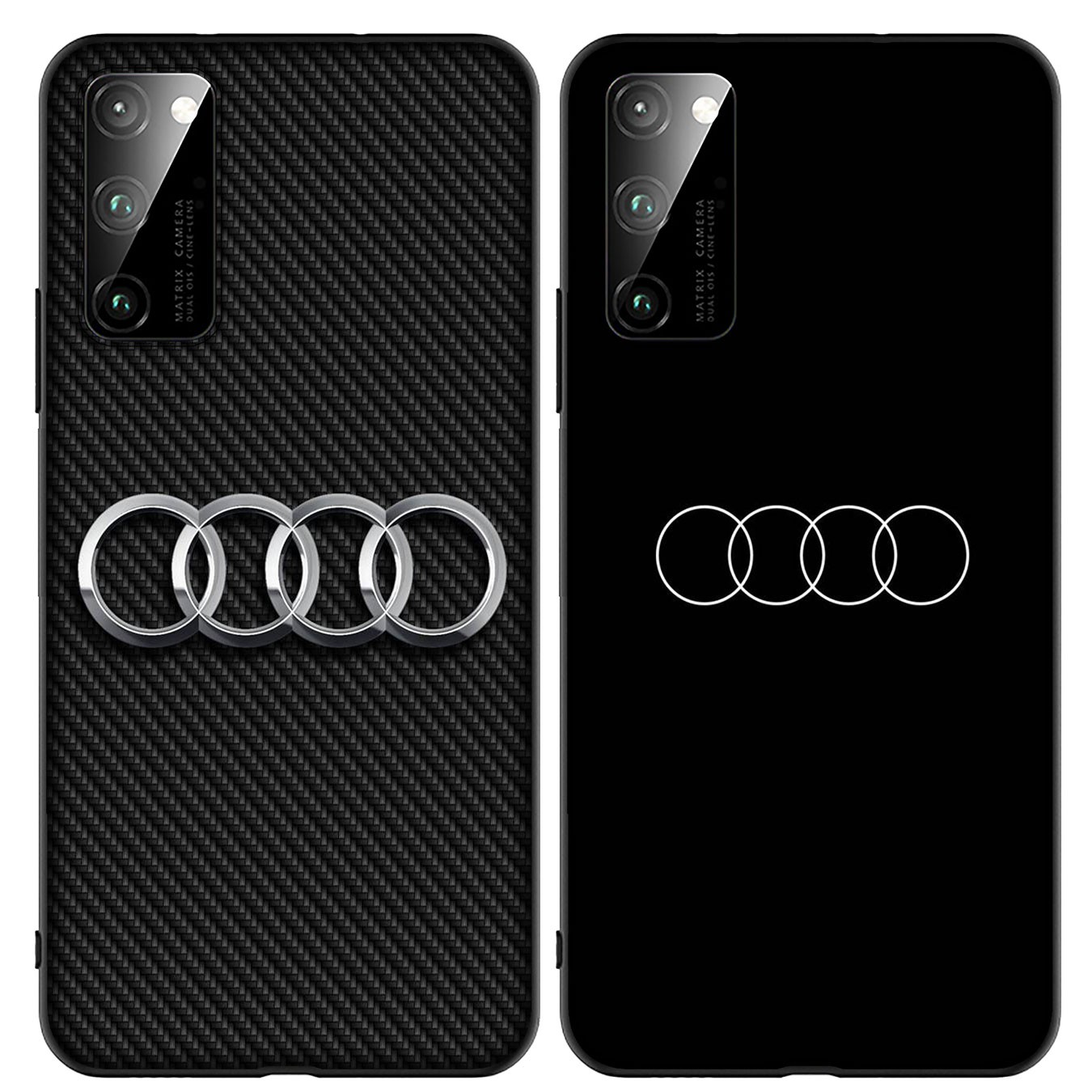 Ốp điện thoại silicon mềm họa tiết xe Audi cho Samsung Galaxy A9 A8 A7 A6 Plus J8 2018 + A21S A70 M20 A6+ A8+ 6Plus