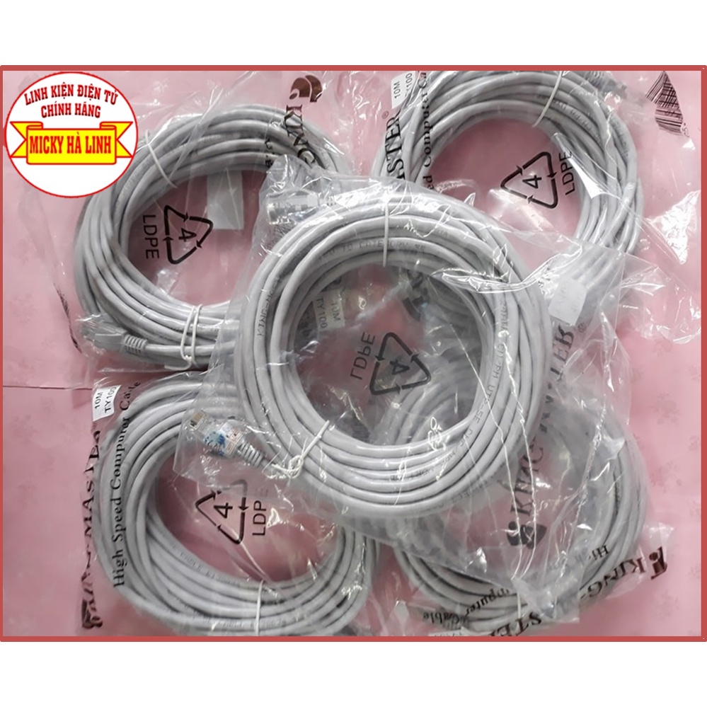 DÂY CÁP MẠNG KINGMASTER ĐÚC SẴN 2 ĐẦU 1.5/3/5/10/15/20 mét