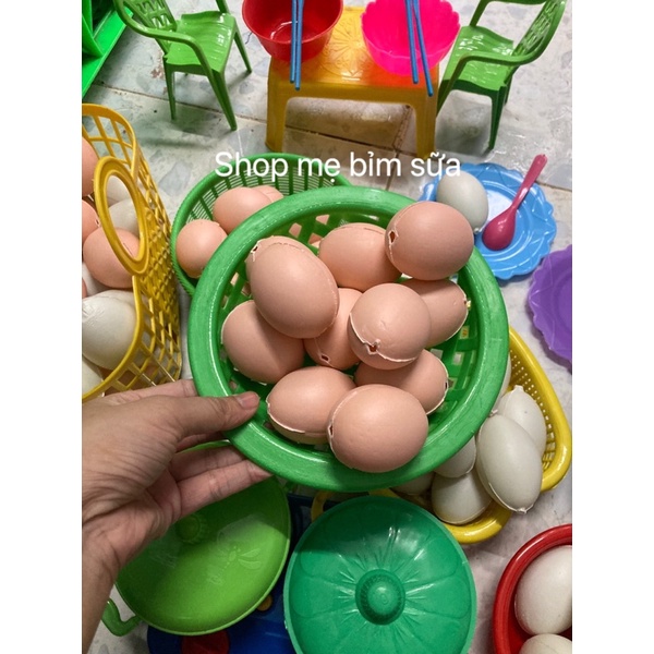 Bộ nhà bếp làm trứng cho bé