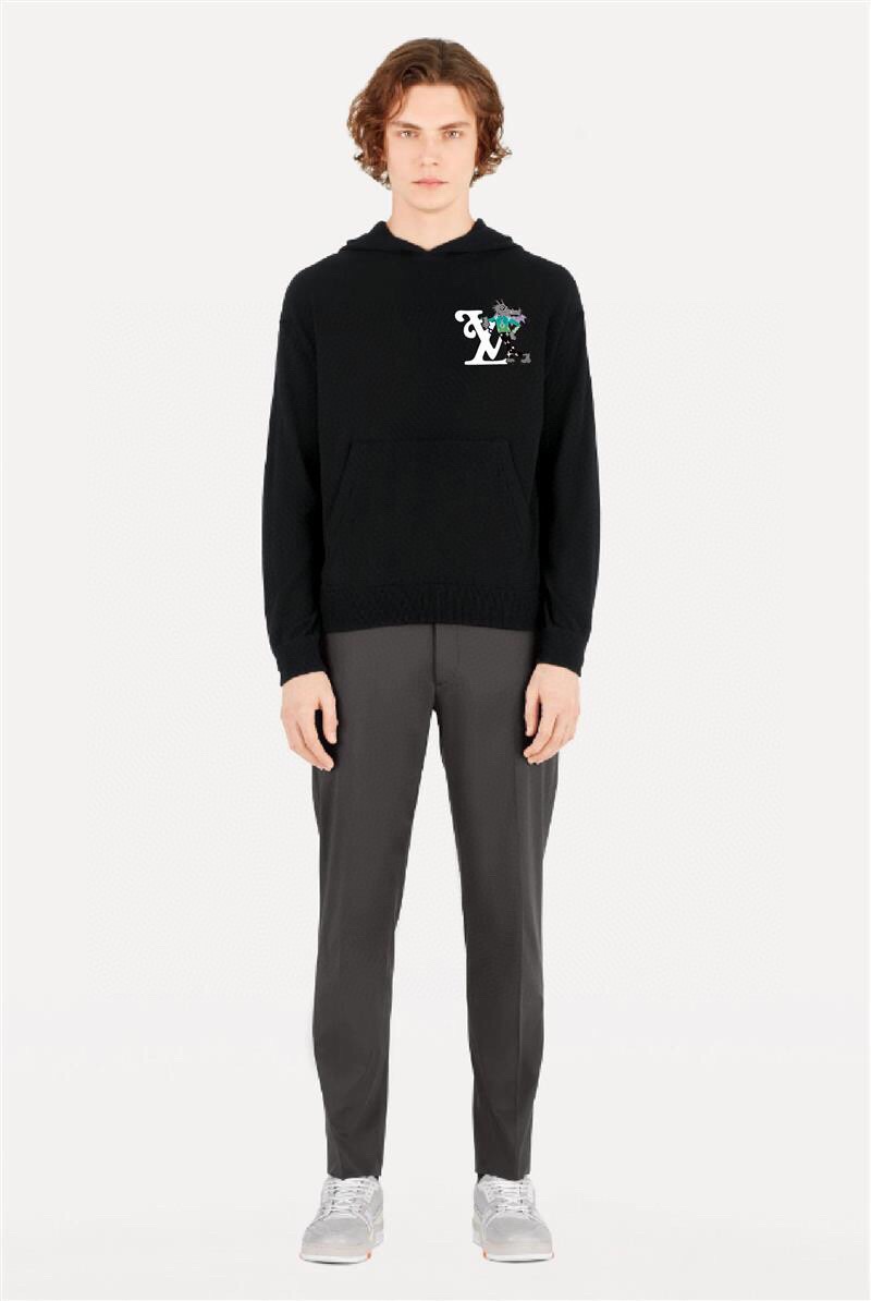 Áo sweater cotton tay dài L0uis Vu11tt 2021 có logo quái vật nhỏ xinh | BigBuy360 - bigbuy360.vn