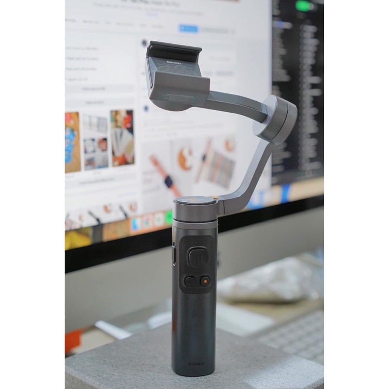 CHÍNH HÃNG BASEUS  Gậy GIMBAL Baseus chống rung cao cấp chính hãng Compact &amp; Fold BC02