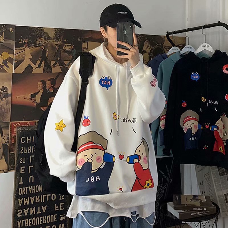 Áo hoodie tay dài kiểu dáng thể thao năng động cho nam giới | BigBuy360 - bigbuy360.vn
