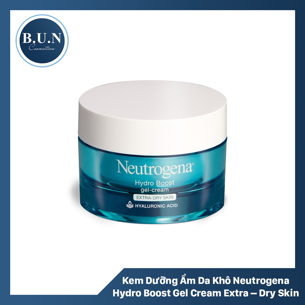 Gel Dưỡng Ẩm Neutrogena Hydro Boost Gel Cream & Neutrogena Aqua Gel / Water Gel Chip Skincare | B.u.n cosmetics