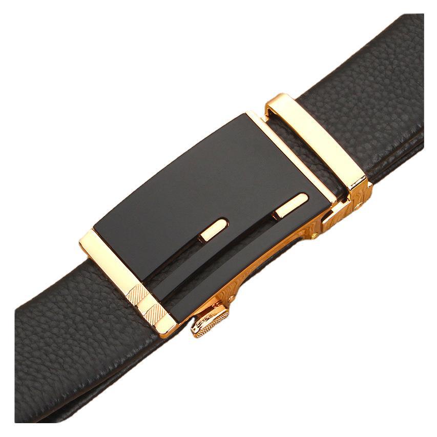 Thắt Lưng Da Nam Mặt Đá ANO Sang Trọng, Khoá Tự Động Thời Trang Cao Cấp TLN019