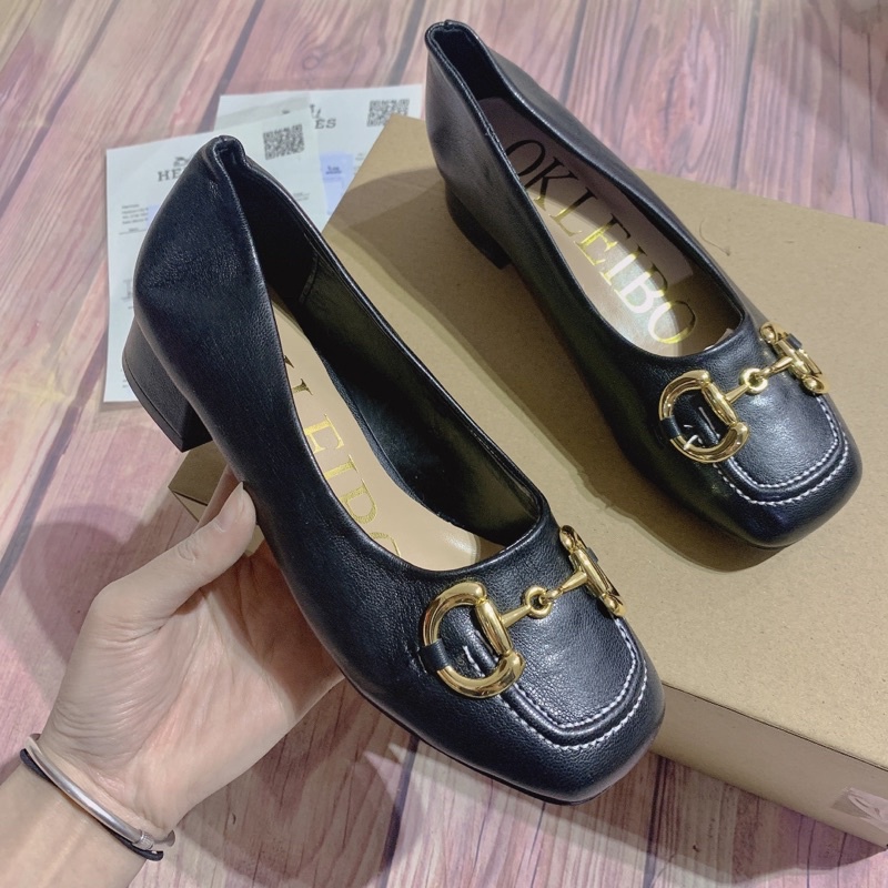 GIÀY GUCCI 3cm GIÀY TÂY KHOÁ XÍCH