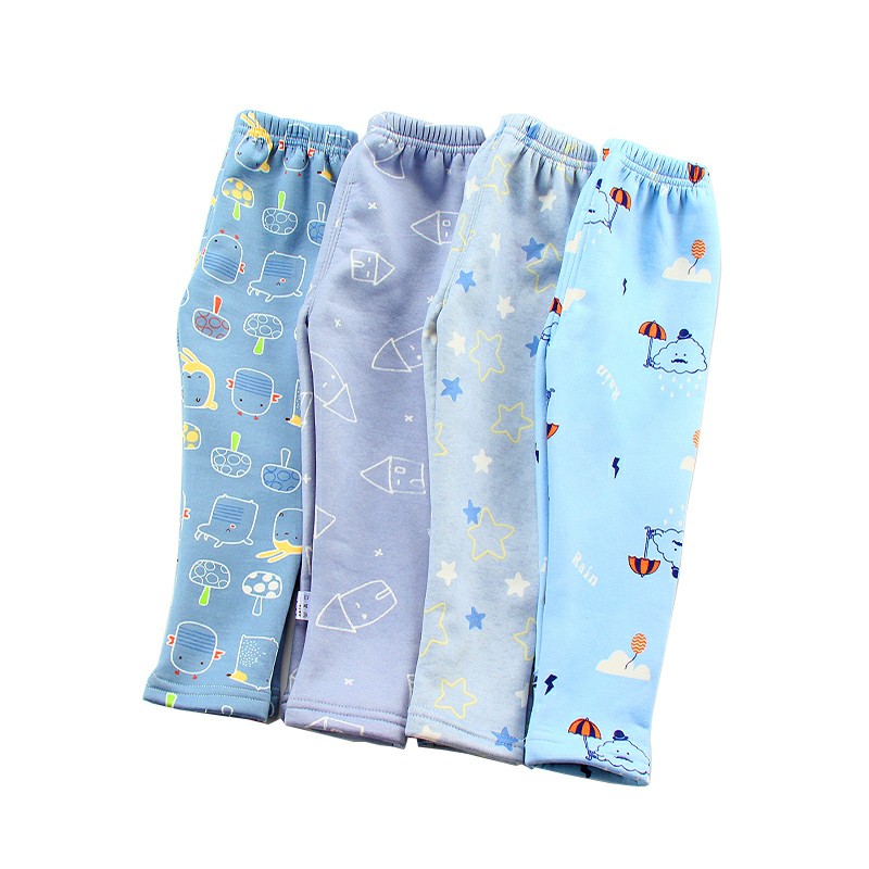 SALE !!! QUẦN DÀI COTTON XUẤT IN HÌNH TOÀN THÂN CHO BÉ TRAI VÀ BÉ GÁI