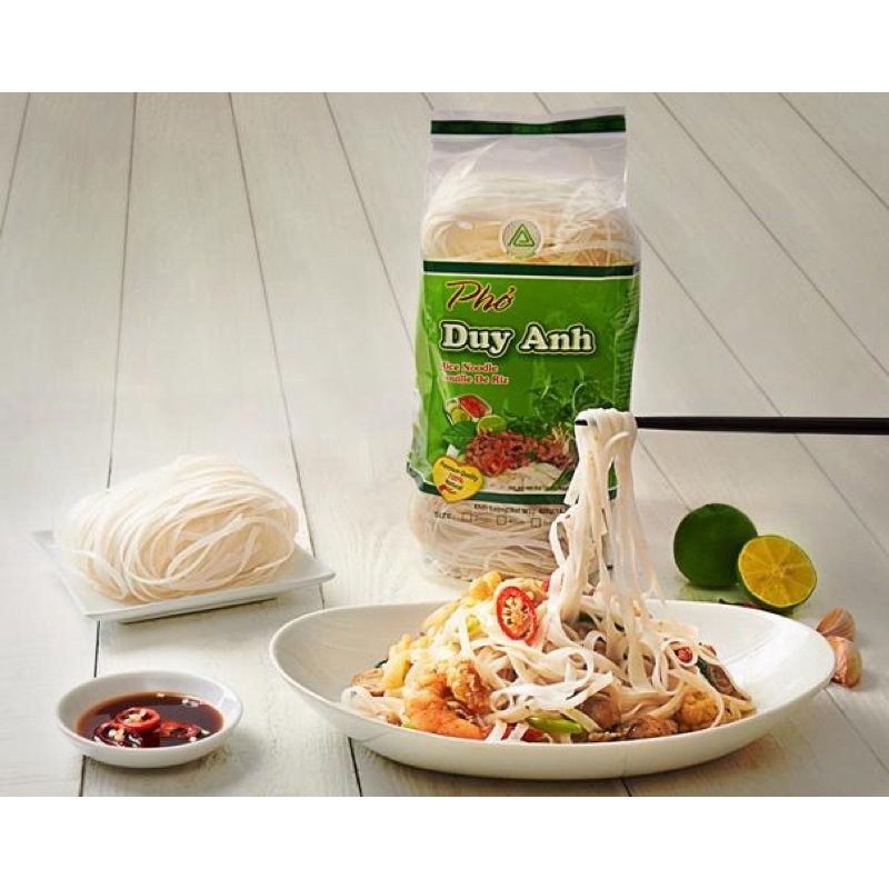 Phở khô sợi 4mm dạng cuộn - Phở vắt đặc biệt - Phở gạo khô dạng tròn Duy Anh