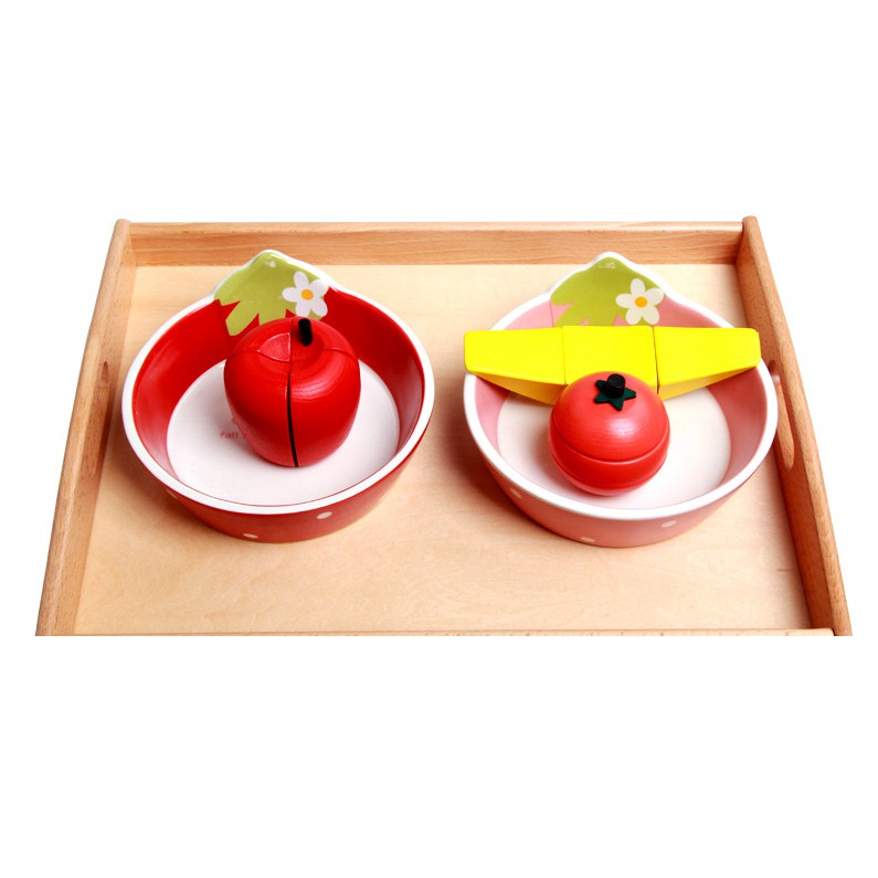 Giáo cụ Montessori - Khay gỗ Mon nhiều kích cỡ - 3 kích thước