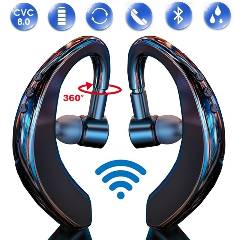 Tai Nghe Không Dây KEBIDUMEI S109 Bluetooth 5.0 Đeo Một Tai Có Thể Xoay Tích Hợp Micro