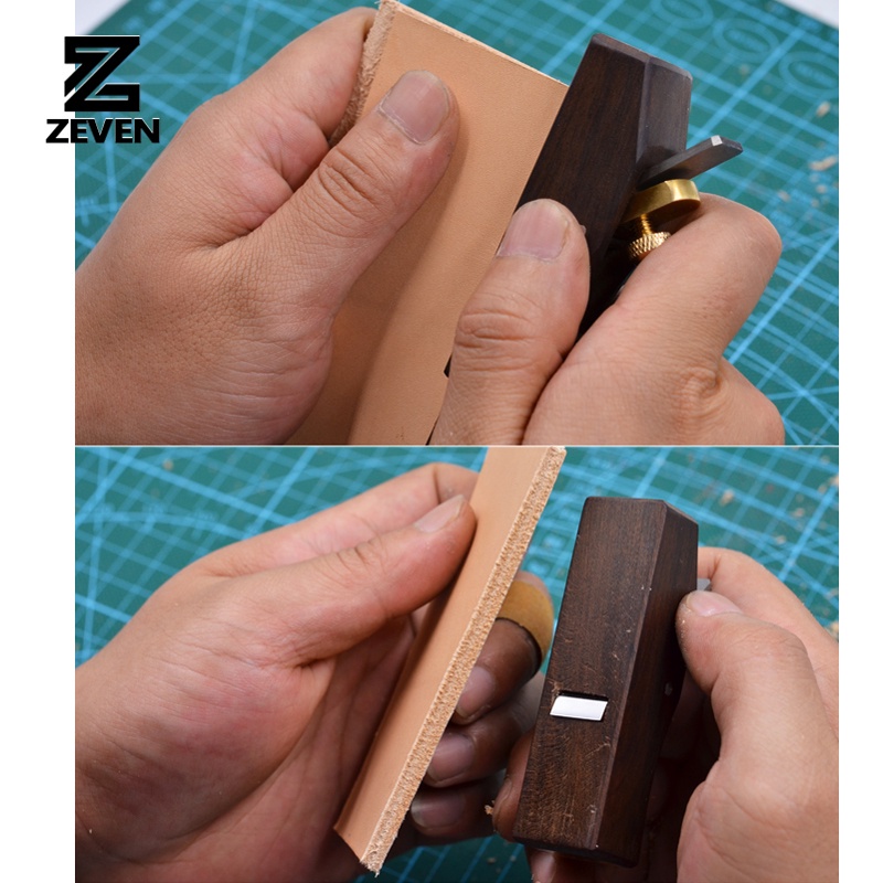 Dao Cắt Đồ Da Cứng Mỏng Bằng Gỗ Mun Tiện Dụng