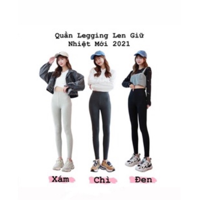 LEGGING LEN LÓT LÔNG ẤM 2021