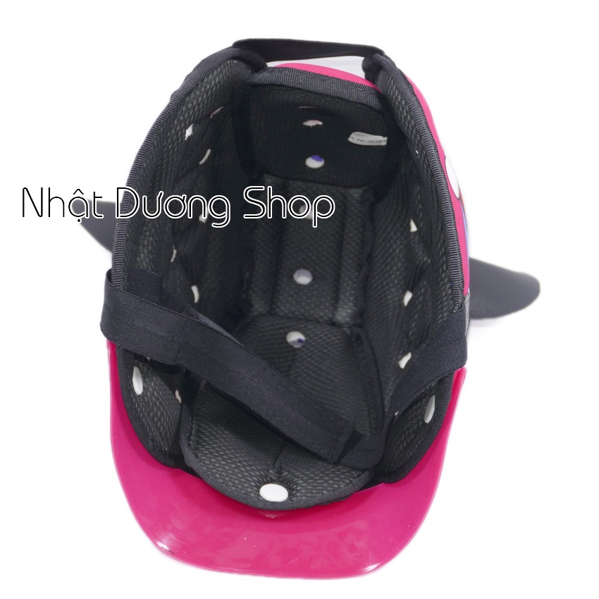 Nón tập đi cho bé mũ bảo hiểm đẹp bằng mút in họa tiết đẹp dành cho bé trai và gái có độ tuổi từ 1 đến 2 tuổi