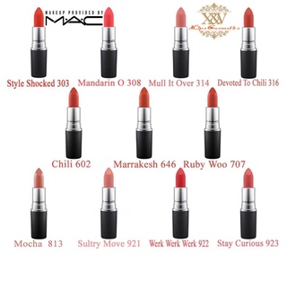 💄💄 son mac chính hãng mandarin o, devoted to chili, mull it over, chili, marrakesh, rubywoo
